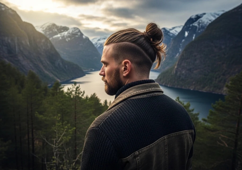 The Modern Viking Man Bun