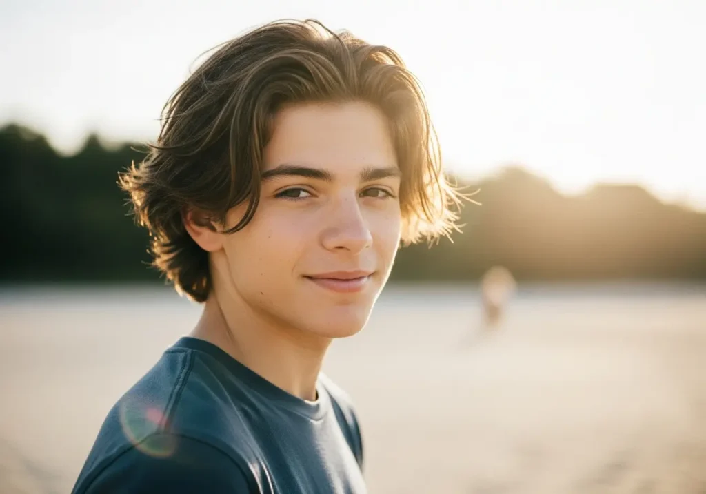 The Natural Tousled Look
Medium Length Hairstyles 