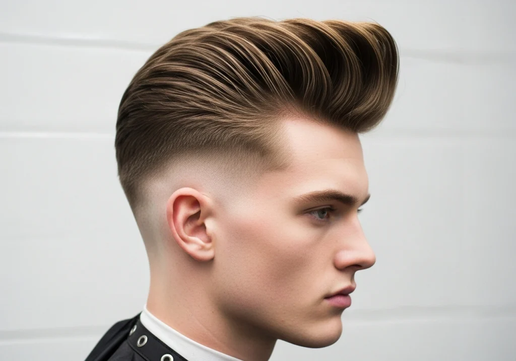 The Pompadour with Nordic Edge