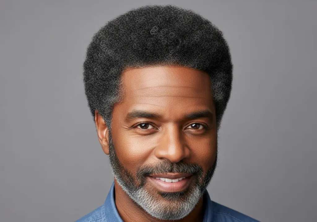 The Short Afro
Hairstyles For Men Over 50 Years!