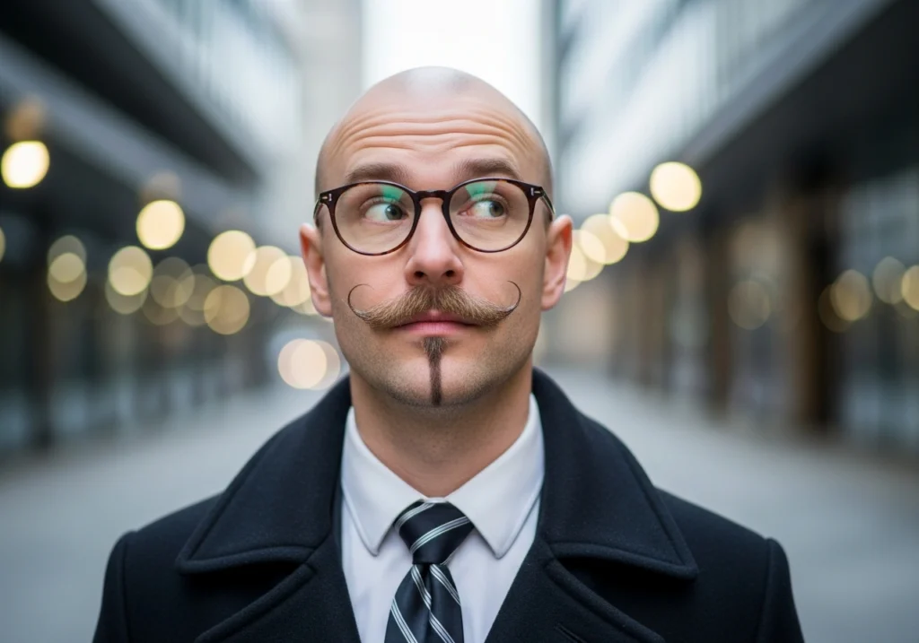 The Soul Patch And Mustache Combination