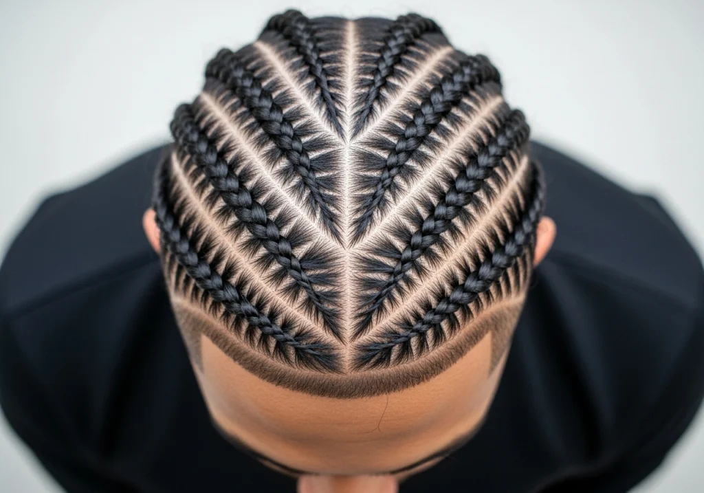 Triangle Box Braids with Geometric Appeal