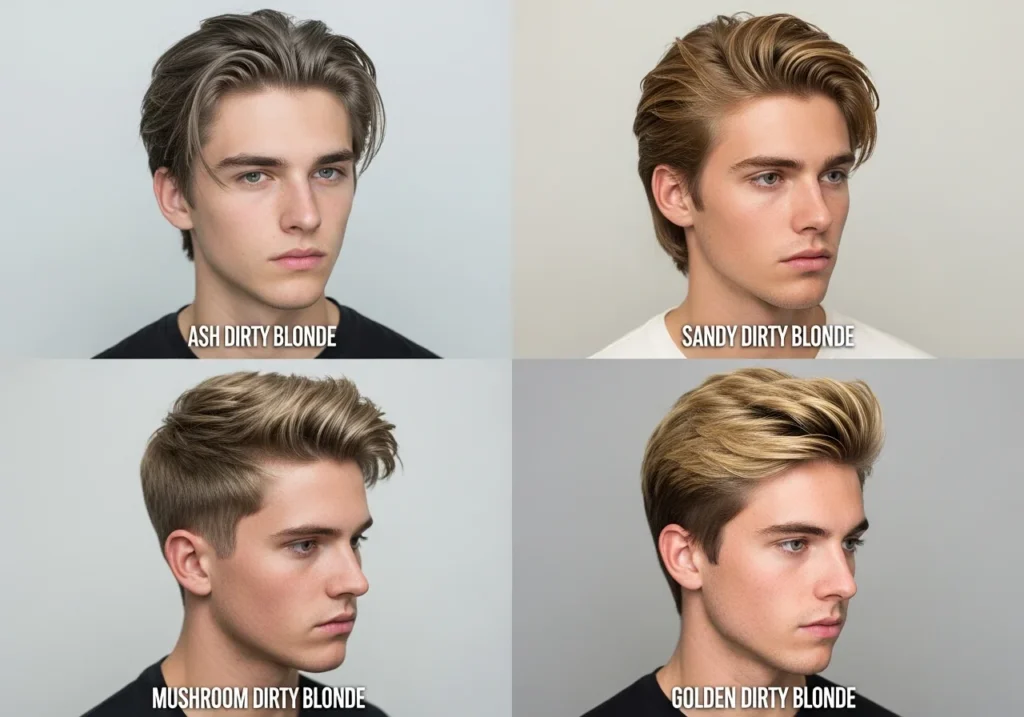 Understanding Different Dirty Blonde Variations