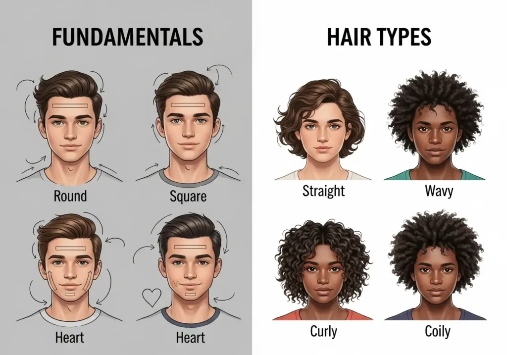 Understanding Hair Type and Face Shape Fundamentals
Trendy Teen Boy Haircuts
