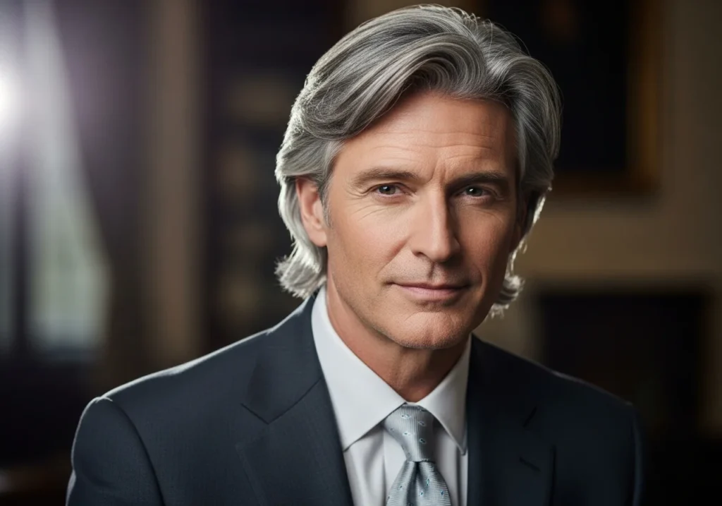 Wolf Haircuts for Mature Men