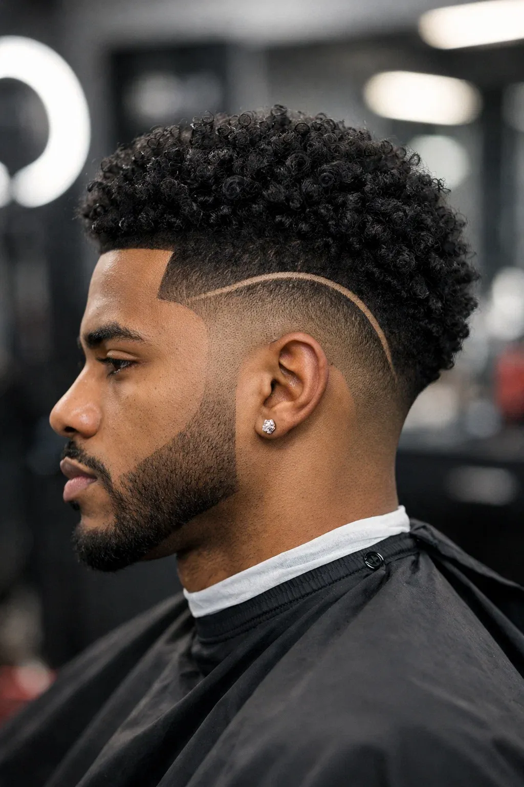 Mid Fade with Drop Fade Variation