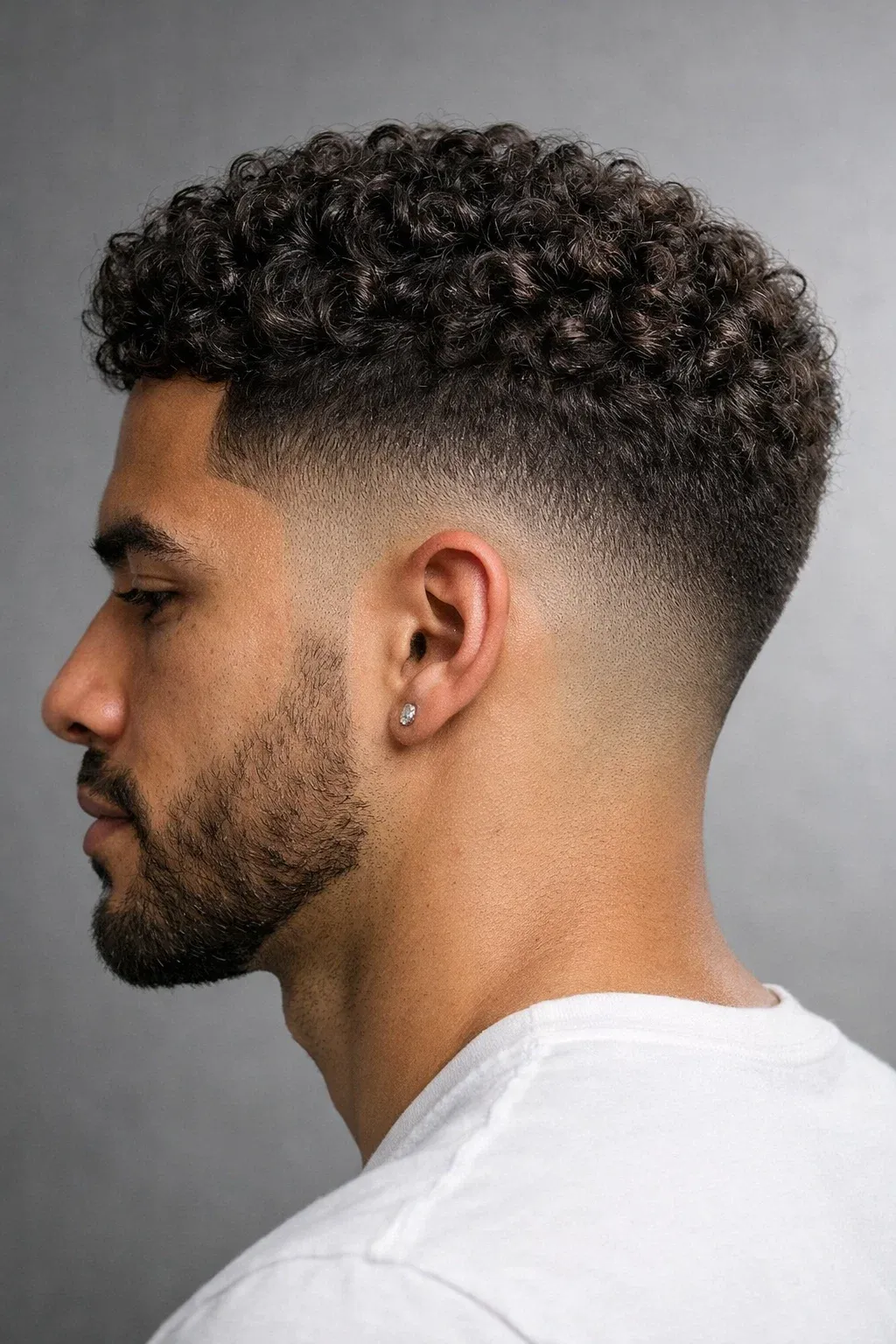 Mid Fade with Tapered Sides