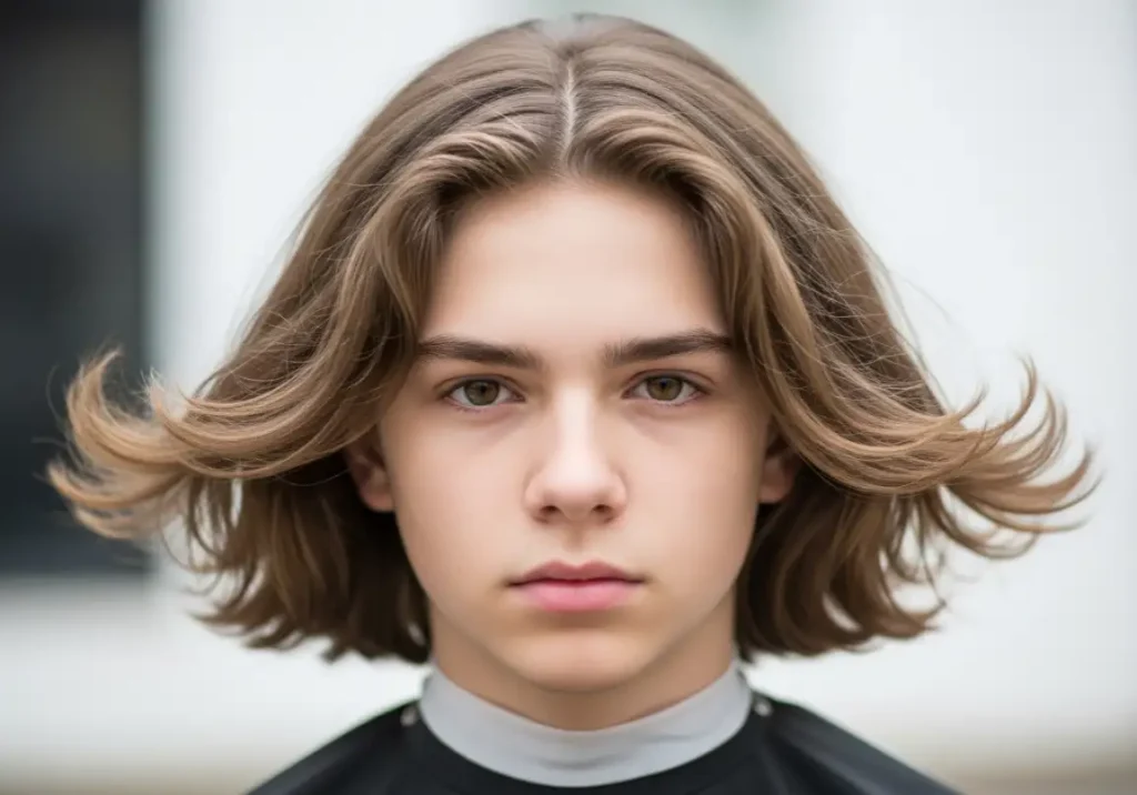 1 The Curtain Haircut Makes a Major Comeback
Teen Boy Haircuts