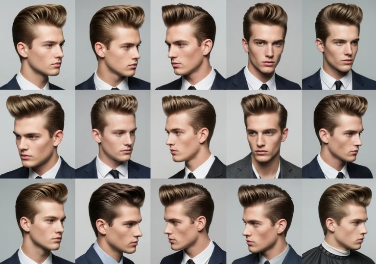 15 Pompadour Hairstyles For Men For Bold & Classic Look