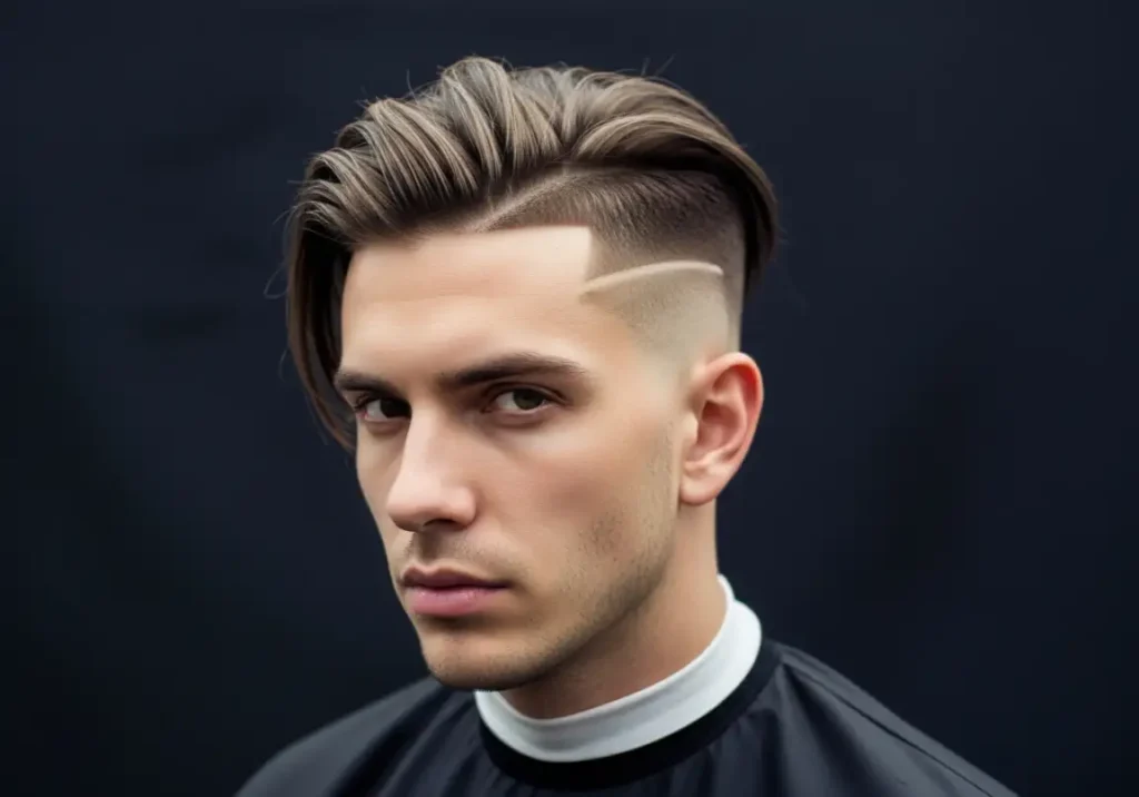 17. Disconnected Middle Part
Middle Part Hair Men