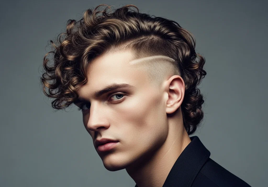 27 Curly Disconnected Undercut 27 Curly Disconnected Undercut