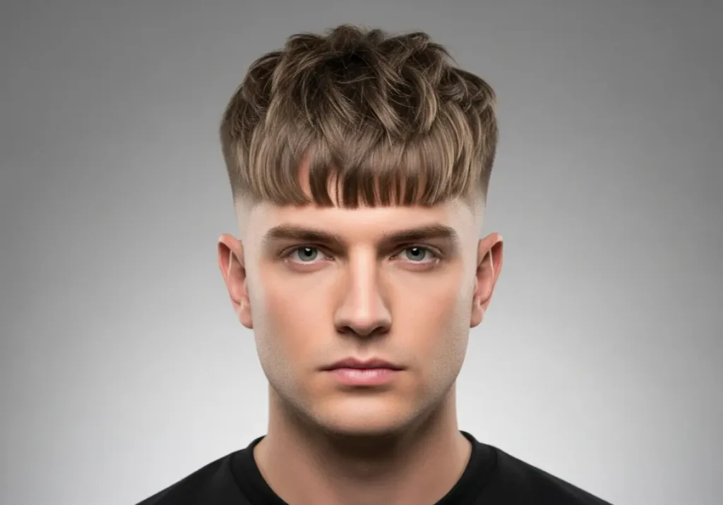 4. French Crop with Texture
textured crop hairstyle men