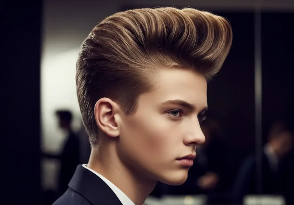 5 Pompadour Brings Vintage Glamour Forward
Teen Boy Haircuts