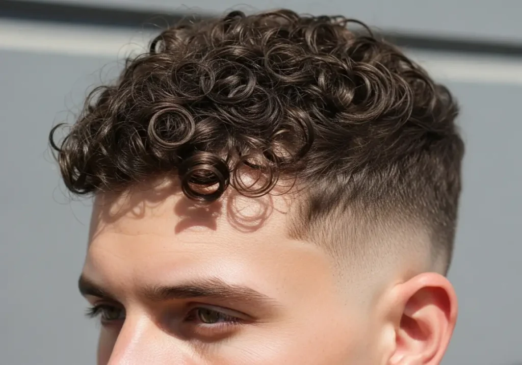 6. Curly Textured Crop
textured crop hairstyle men