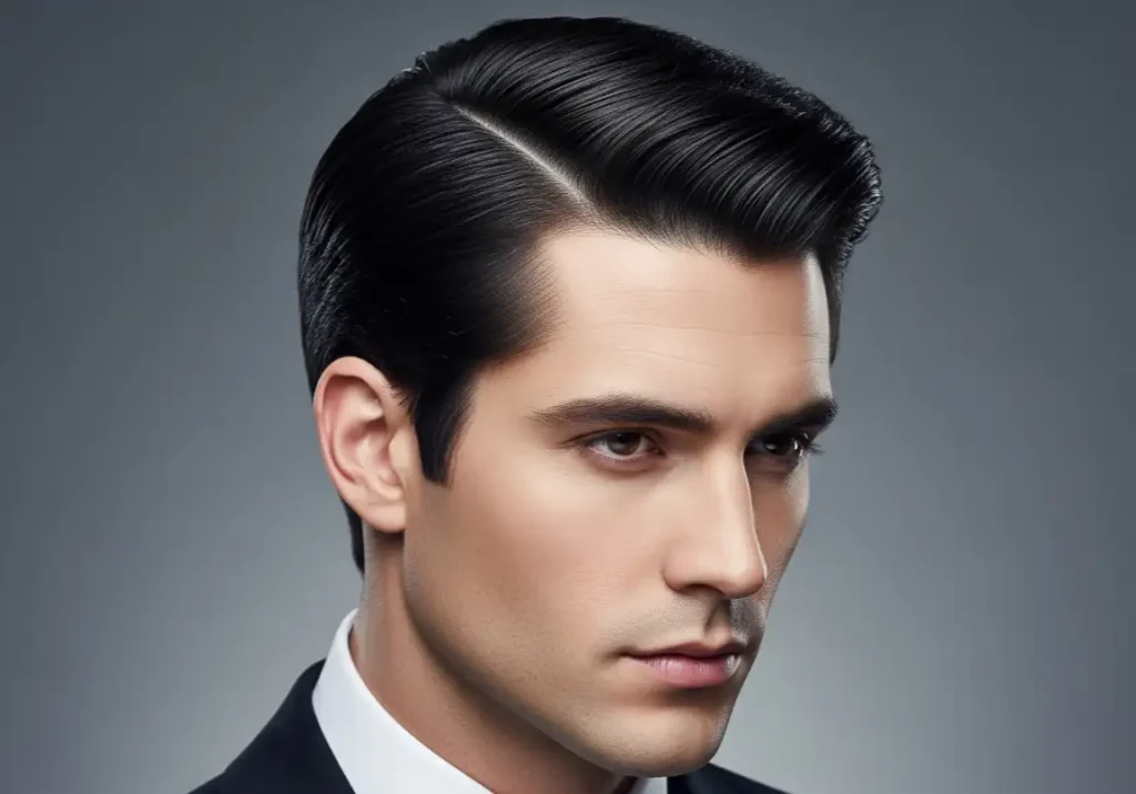 8. Sleek Middle Part
Middle Part Hair Men