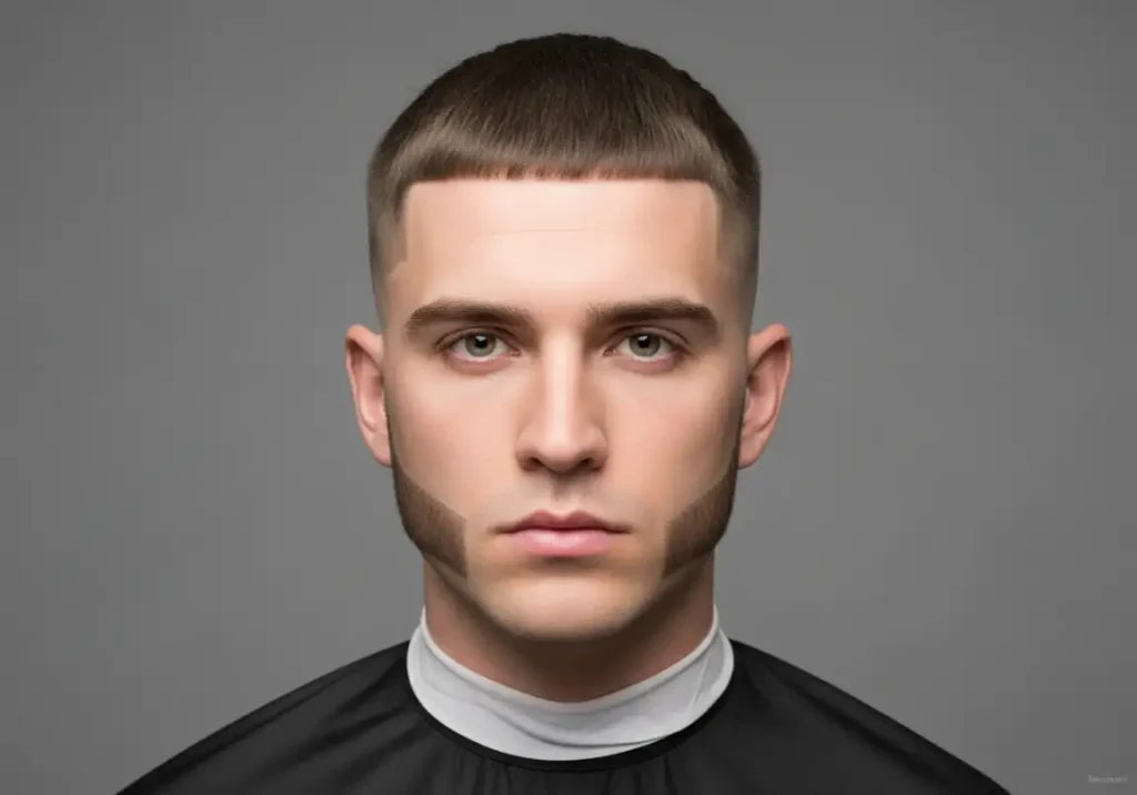 Buzz Cut With Temple Fade
Temple Fade Haircuts