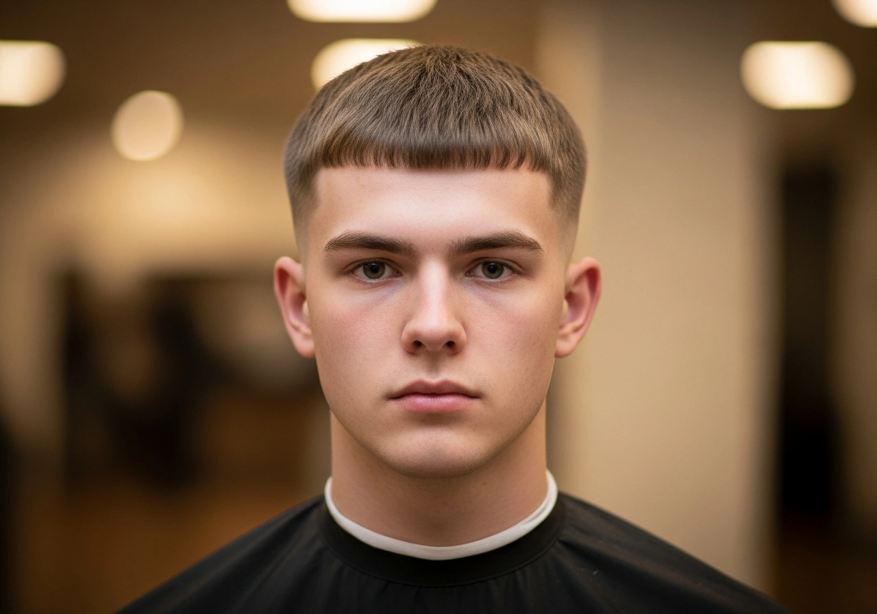 Caesar Cut Barbershop Haircuts