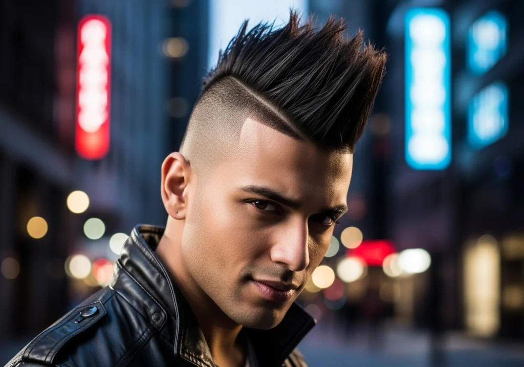 Faux Hawk for Edgy Appeal 
