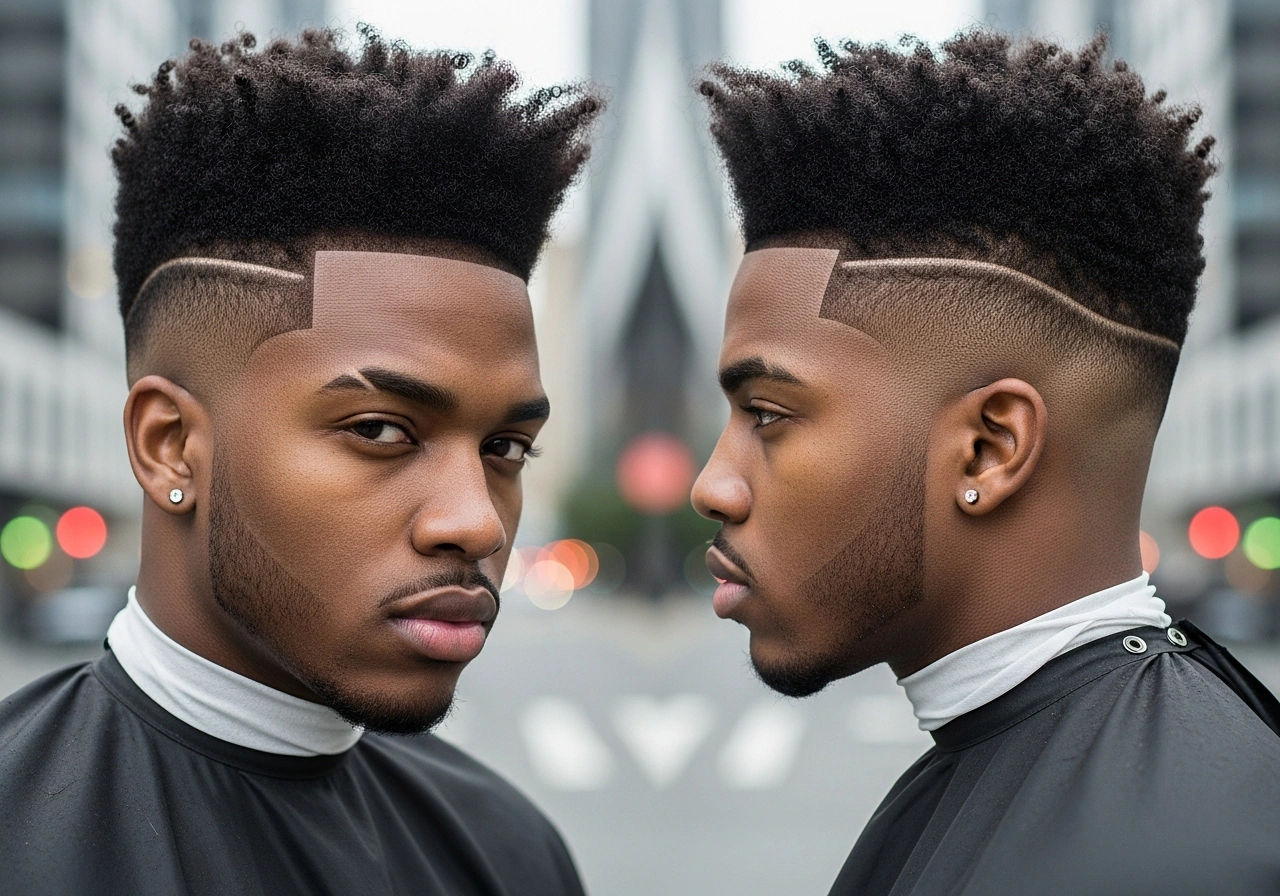 High Fade Statement Stylish Fade Haircuts