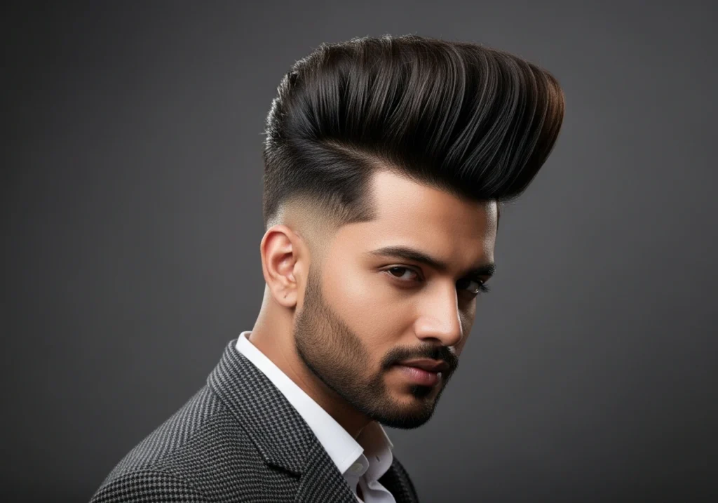 Pompadour for Bold Statement 