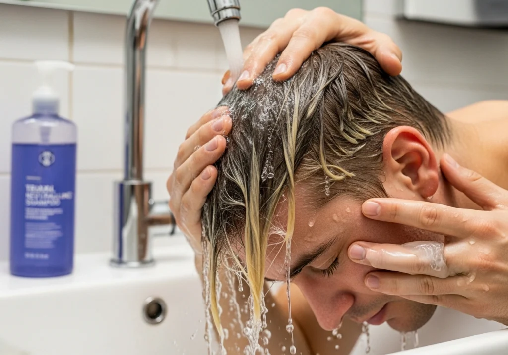 Rinsing and Neutralizing the Bleach 