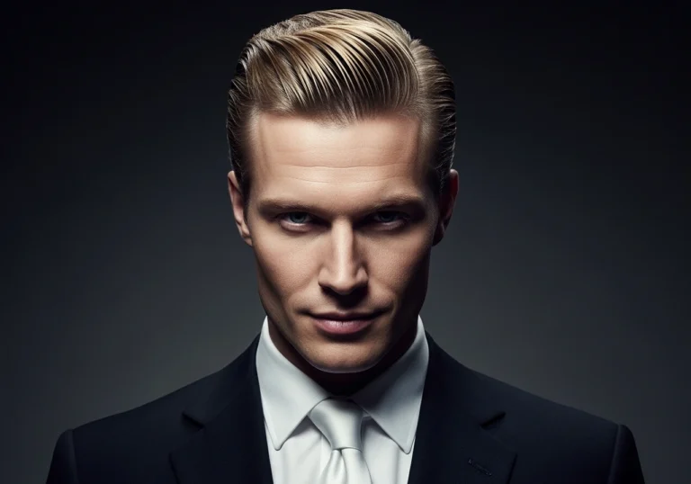 Slicked Back Blonde Power
