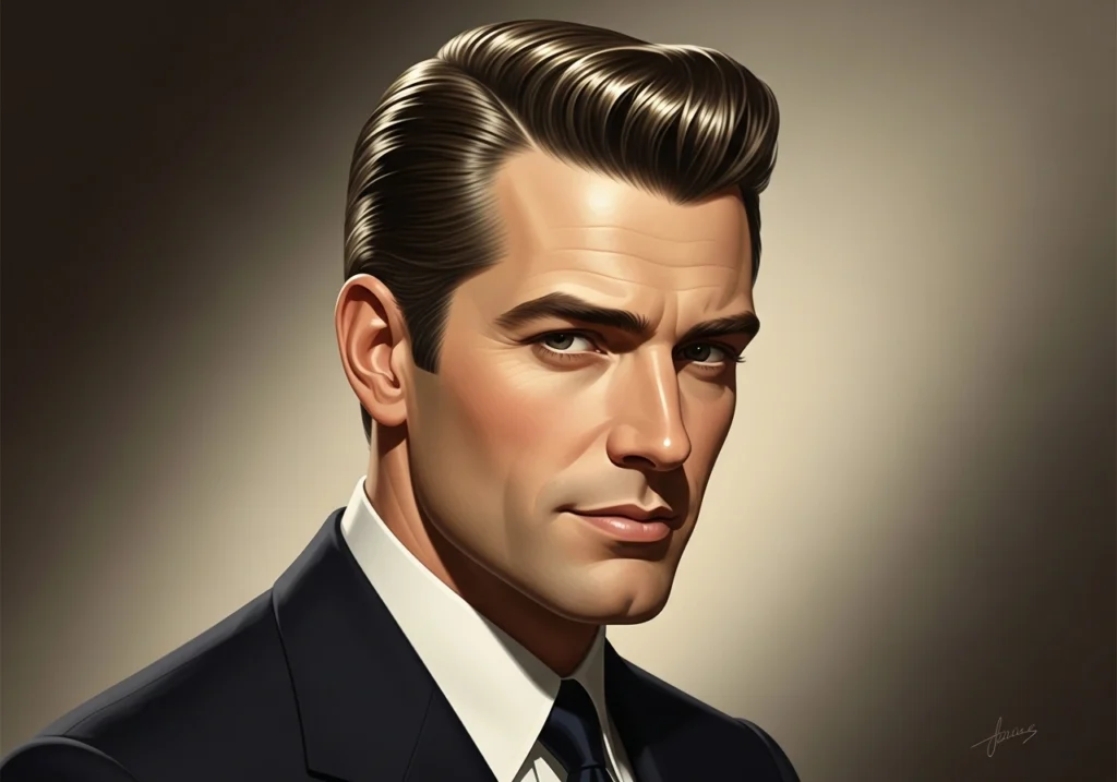 Slicked Back Elegance