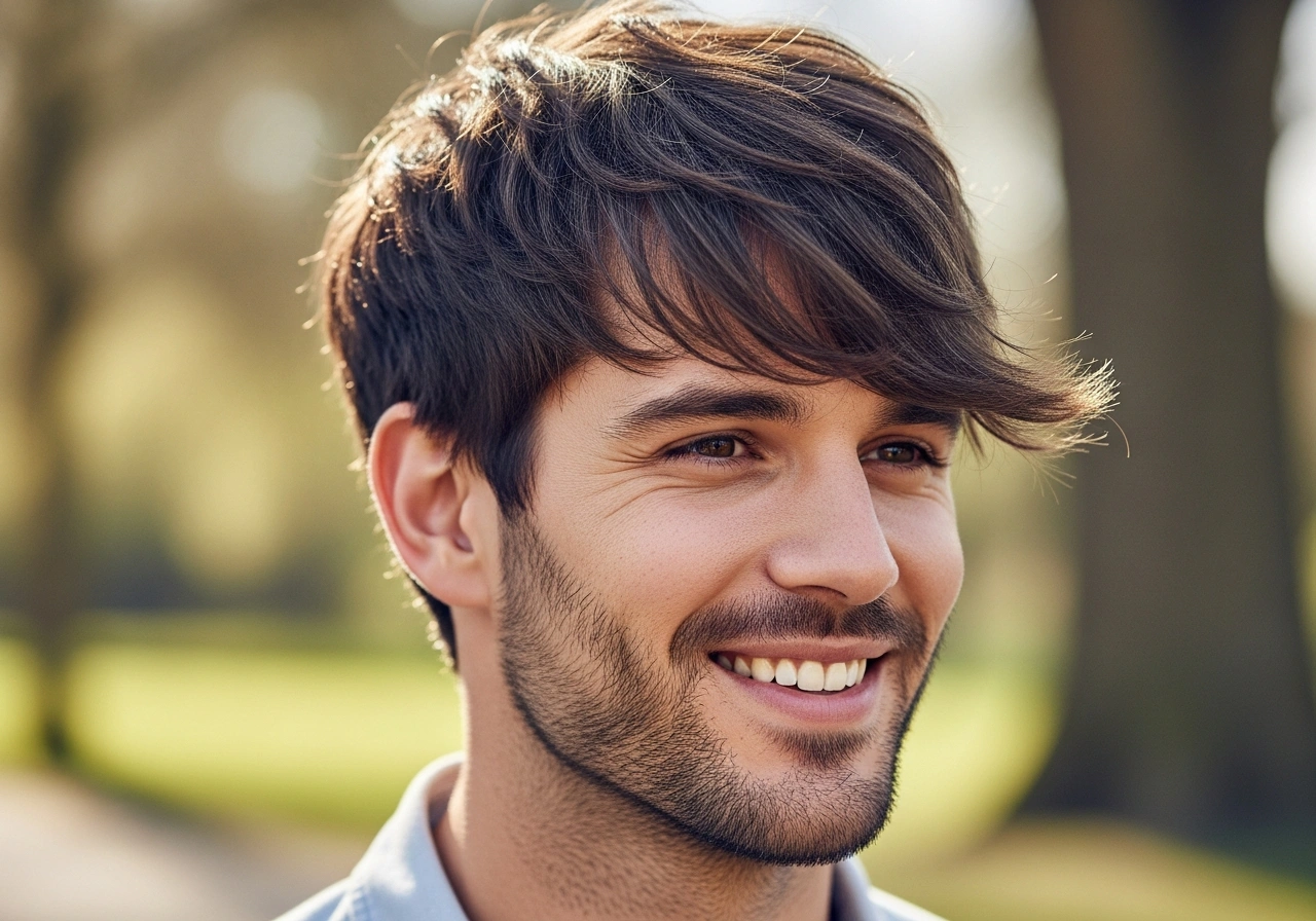 The Textured Fringe Thin Straight Haircuts