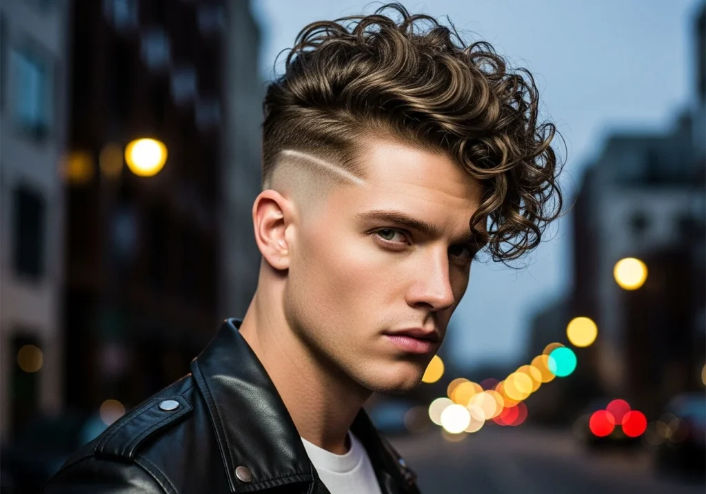 Two-Block Undercut with Fuller Top Curls