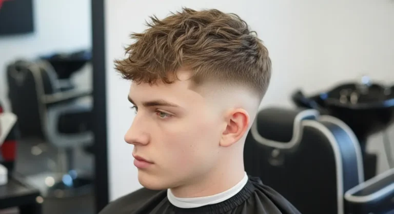 textured crop hairstyle men