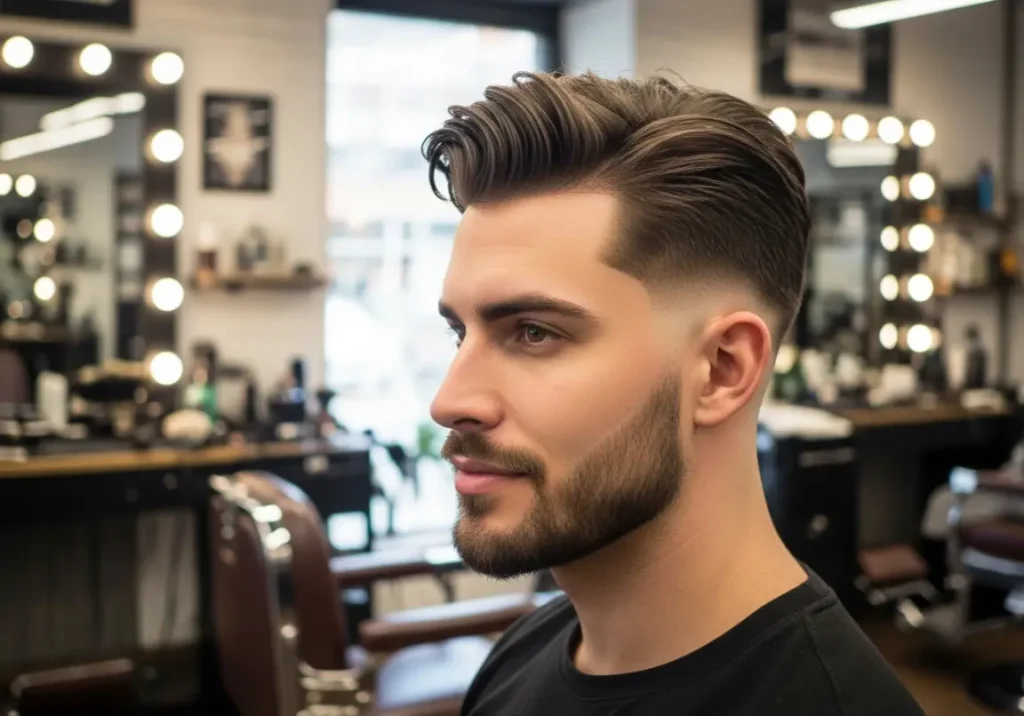 haircuts for men with thick hair
1. The Classic Taper Fade