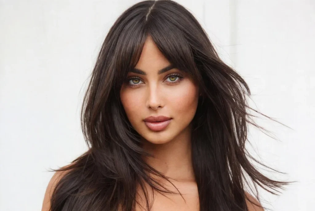 What Are Long Curtain Bangs With Layers