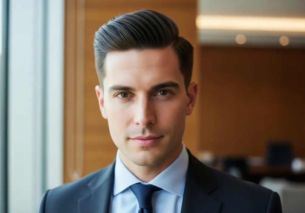 haircuts for men with thick hair
10. The Side Part