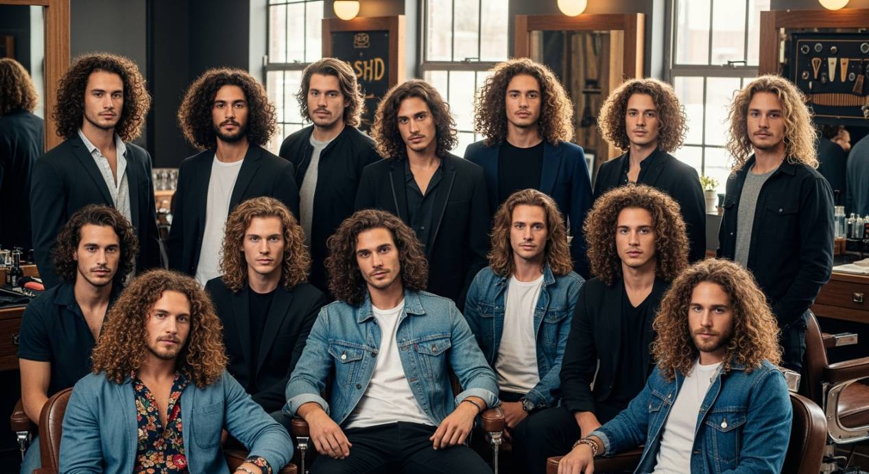 12 Best Long Curly Hairstyles For Men Curly Hairstyles For Men