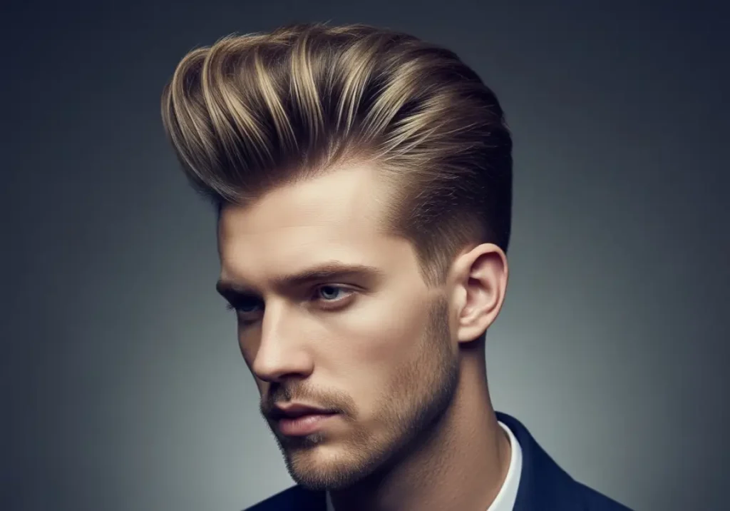 14. Layered Pompadour with Built-In Volume Best Layered Haircuts
