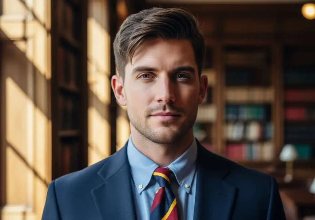 haircuts for men with thick hair
14. The Ivy League