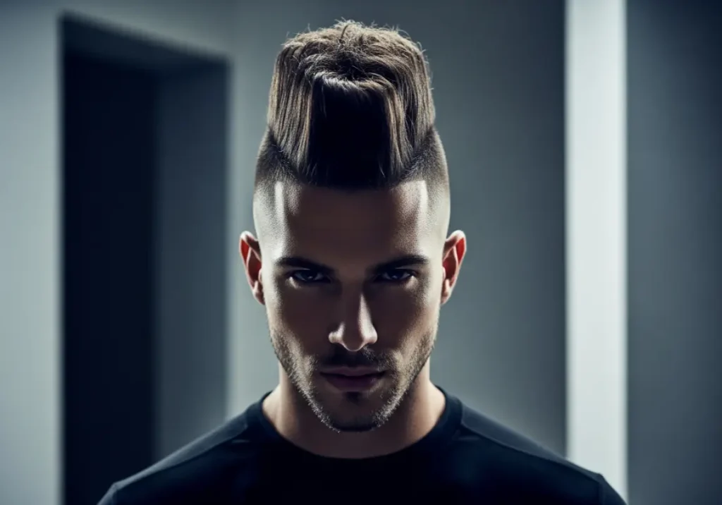 haircuts for men with thick hair
15. The Faux Hawk