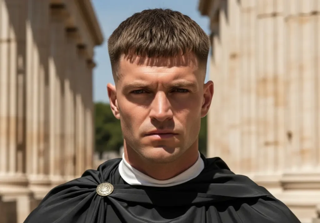 haircuts for men with thick hair
17. The Caesar Cut