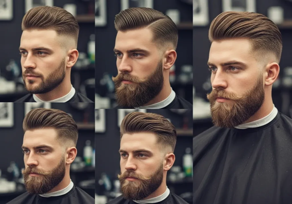 Hairstyles for Square Face Shape
Beard and Hair Combinations