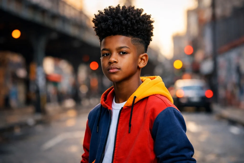 5 High Top Fade With Curls
Haircut For Curly Hair Boy