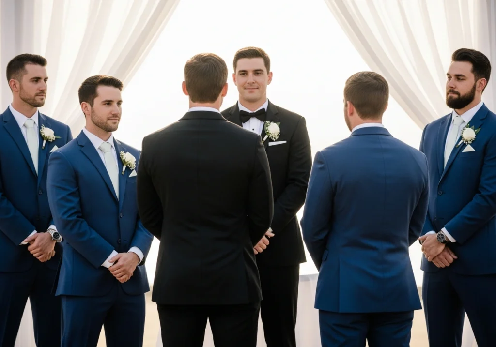 5. How to Make the Groom Stand Out From the Groomsmen