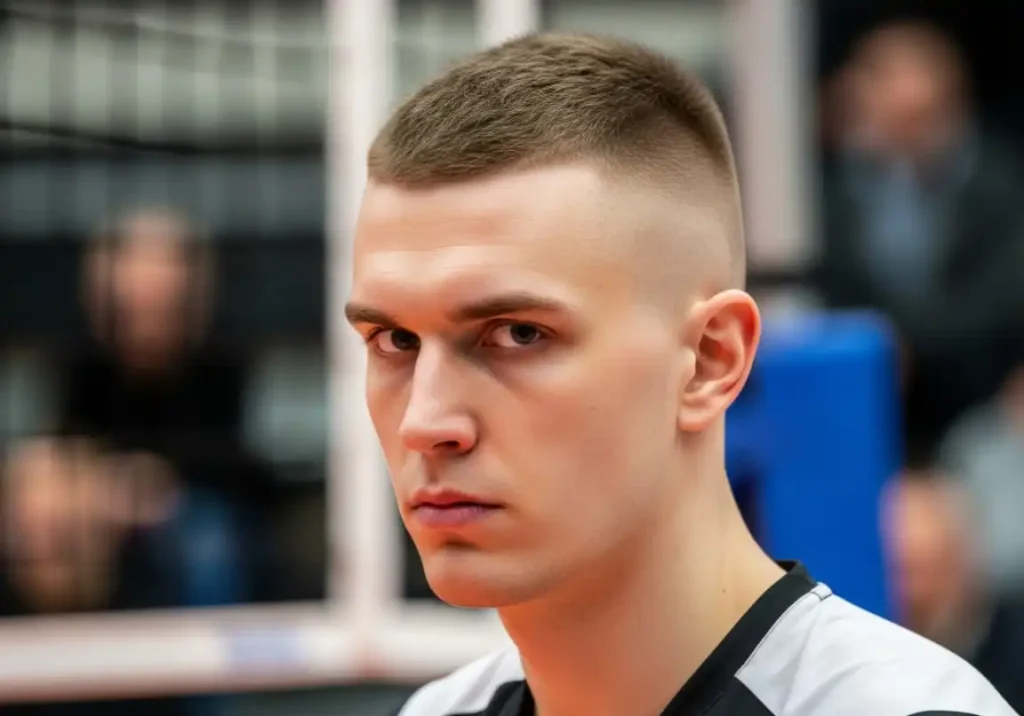 5. The Athletic High and Tight
Volleyball Hairstyles For Men