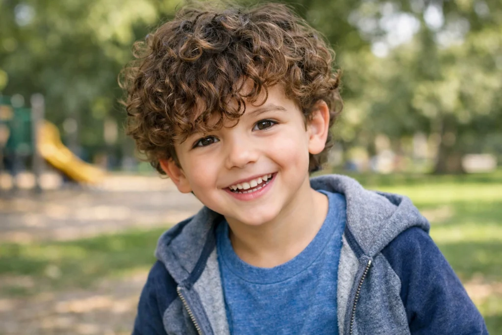 6 Curly Fringe
Haircut For Curly Hair Boy