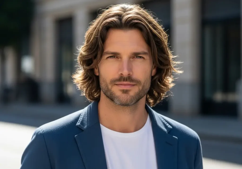 6. Medium Wavy Layers for Natural Texture
Best Layered Haircuts