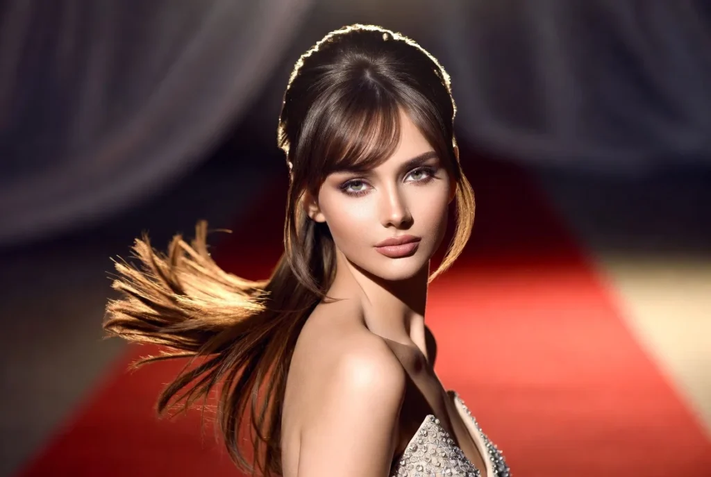 Celebrity Inspiration for Long Curtain Bangs