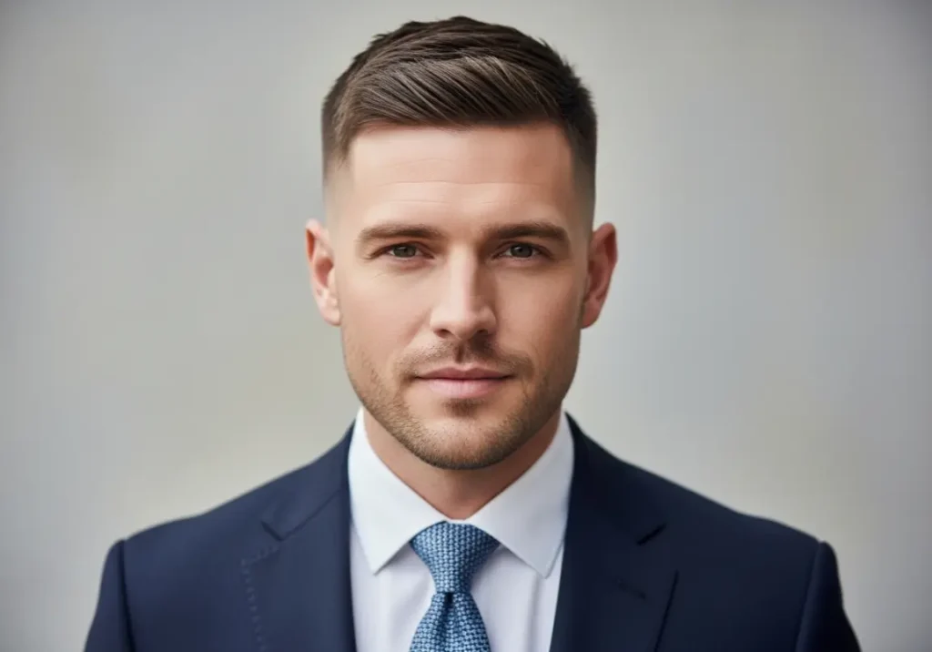 haircuts for men with thick hair
9. The Crew Cut