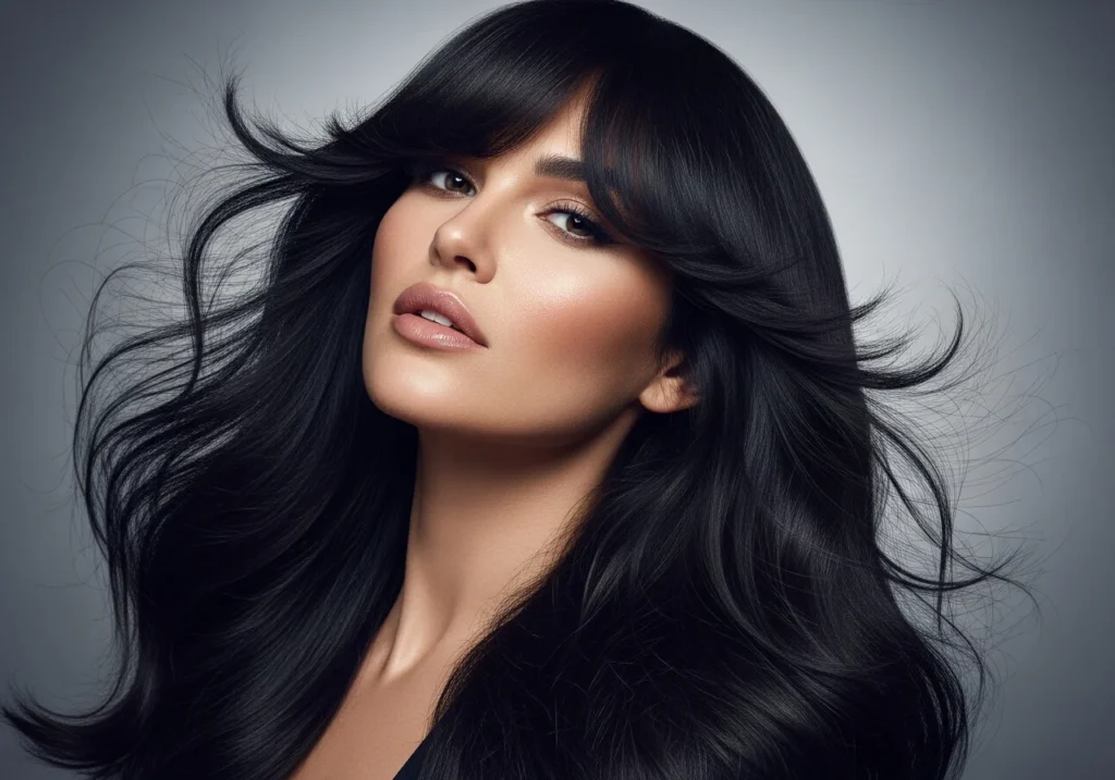 Balancing Square Jawlines with Soft Layers