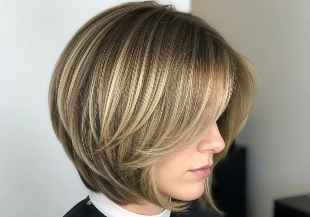 Blended Butterfly Layers for Medium Hair Blended Butterfly Layers for Medium Hair