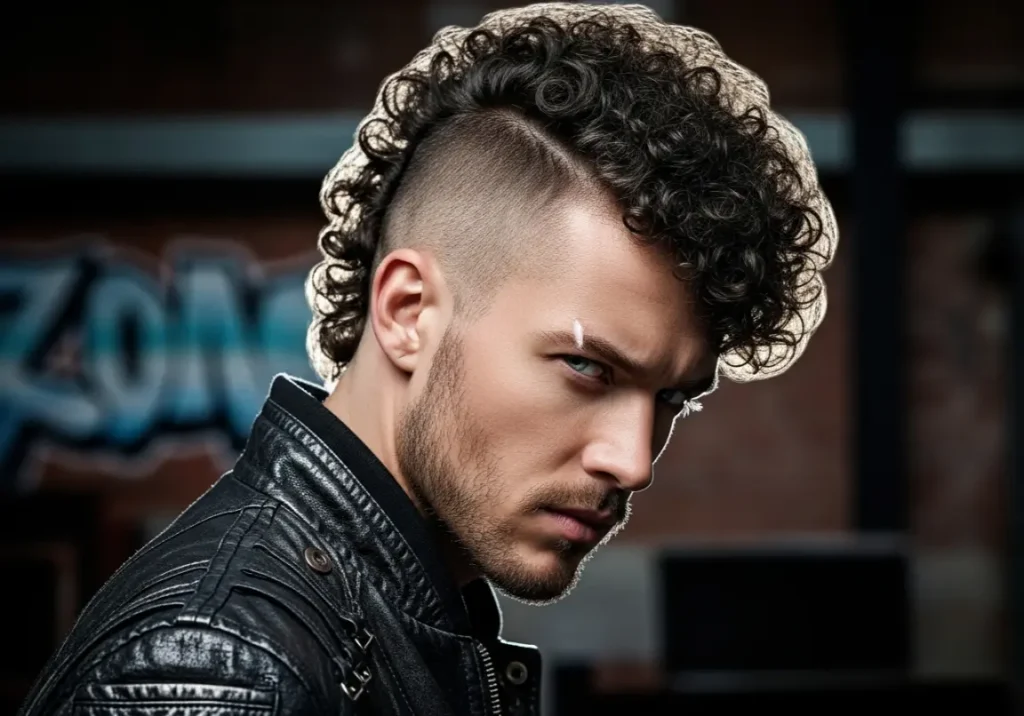 Curly Hair Undercuts For Men
Curly Mohawk Undercut