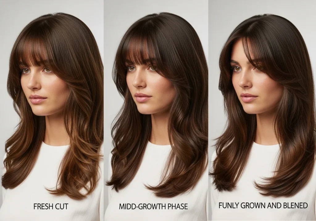 Growing Out Your Curtain Bangs